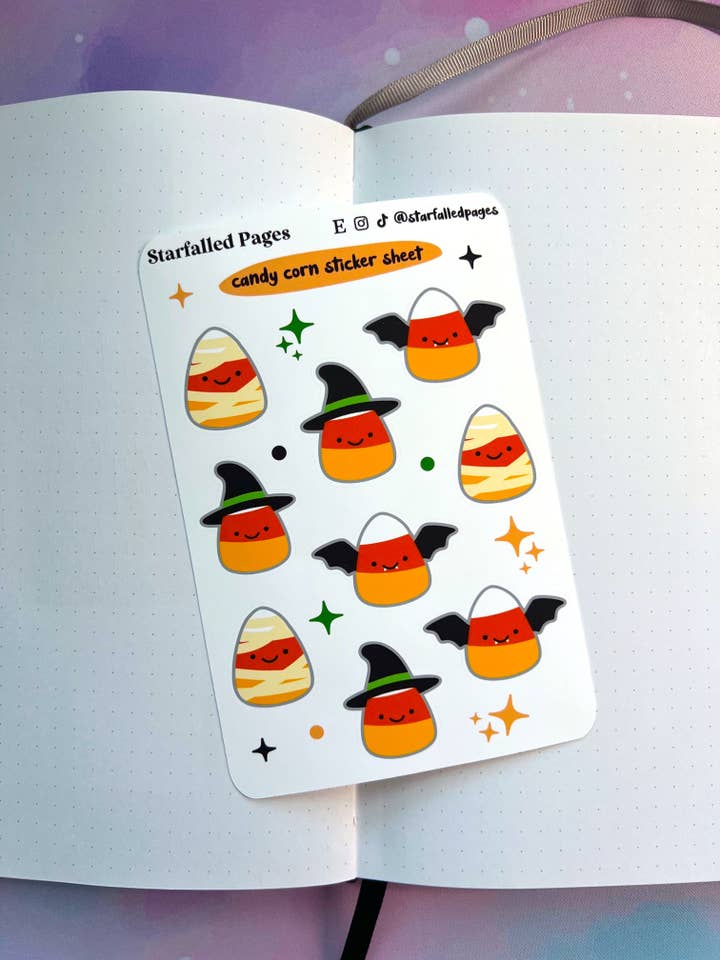 Candy Corn Buddies klistermärke för wholesale av Starfalled Pages