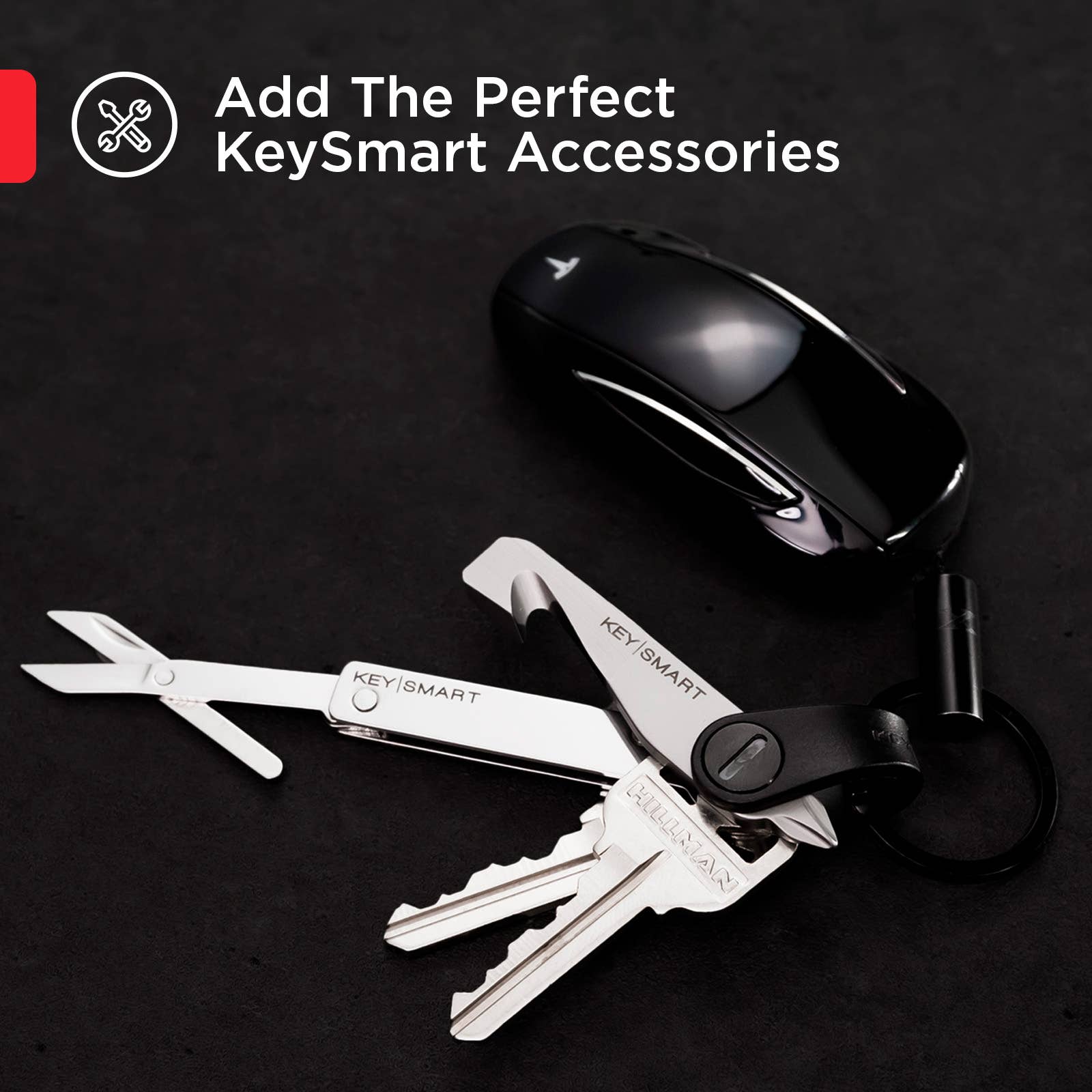 KeySmart / STATIK - Venta al por mayor Llavero - Unisex - KeySmart® Mini | Porta hasta 5 llaves más mando de coche3