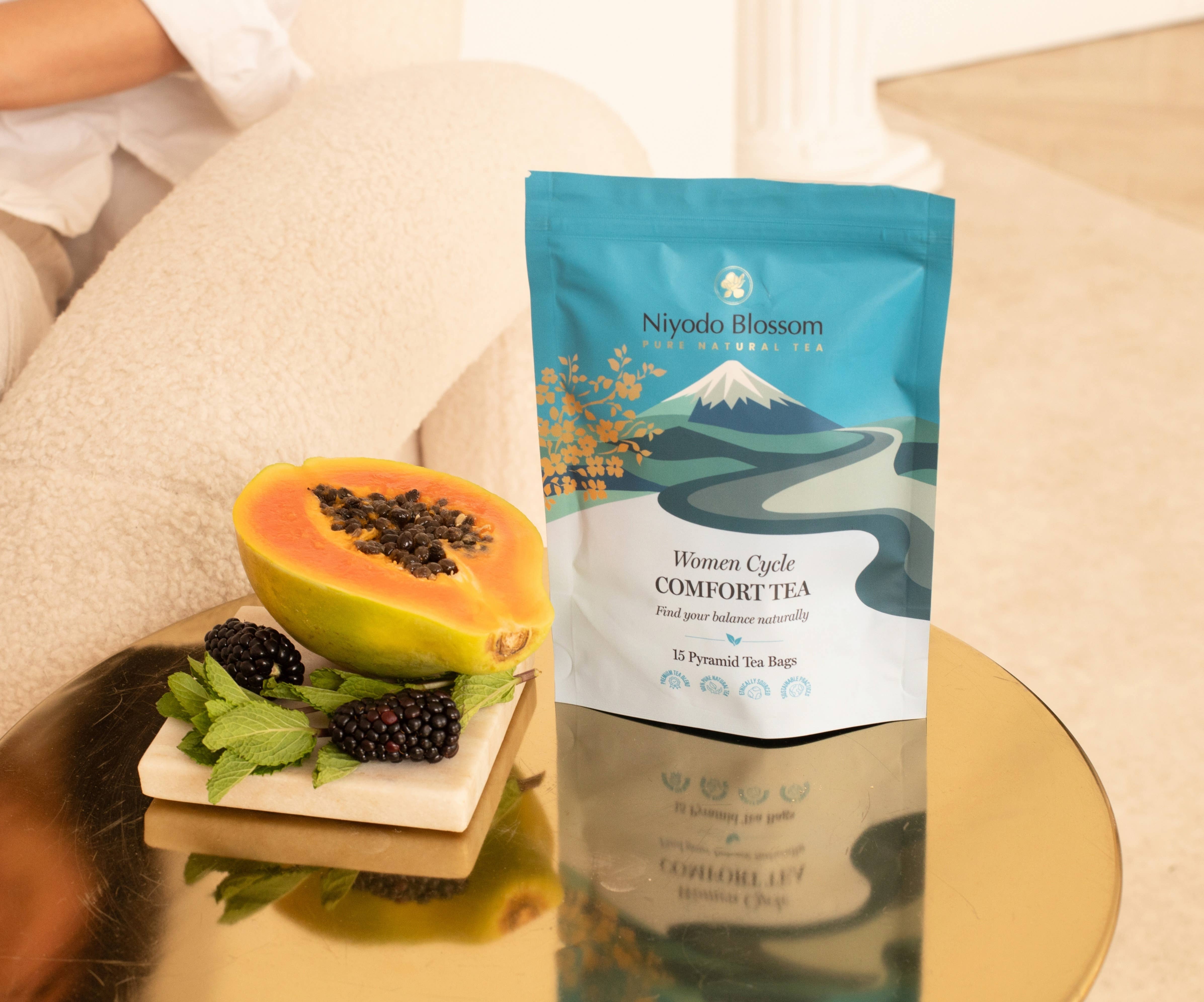 Niyodo Blossom – Sacos de chá por atacado – Chá de Conforto para o Ciclo Feminino1