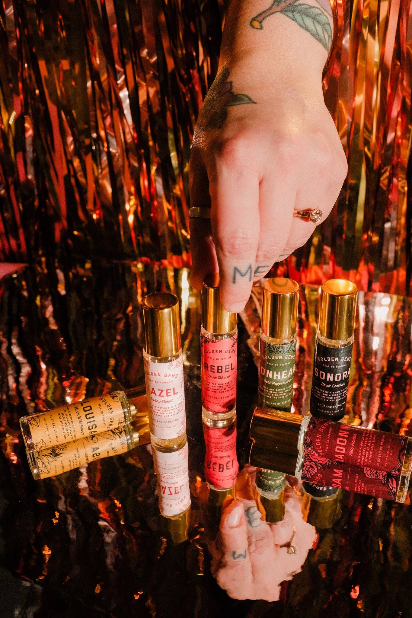 Golden Gems - Vendita all'ingrosso Fragranza roll-on - Rebel - Profumo roll-on1