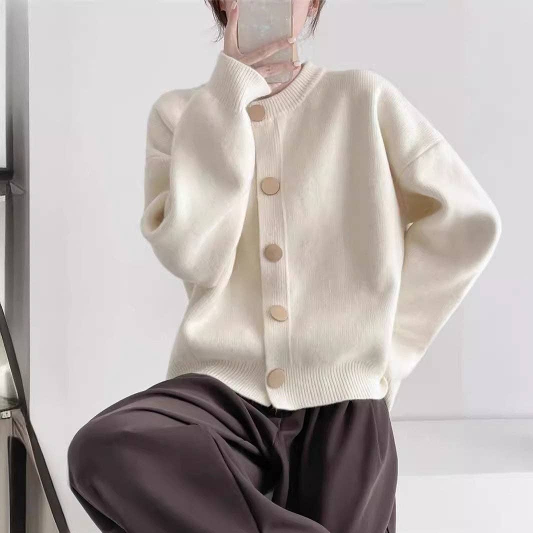 Marayn - Wholesale Cardigan – Women’s - Chic Knit Cardigan Korean Style Cozy  Modern20