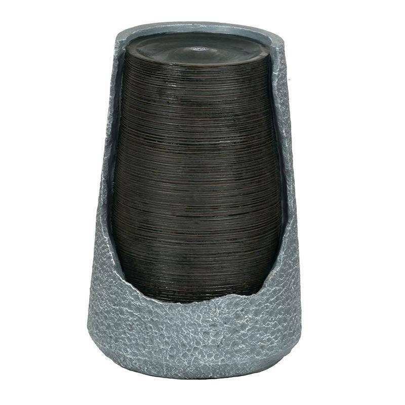 A&B Home Group Inc. – wholesale Outdoor ornament/decor – 17x17x26" Polyresin Fountain - Gray4