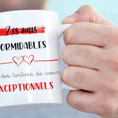Underbara vänner gör farbror de Coeur mugg för wholesale av Tendance Cadeau