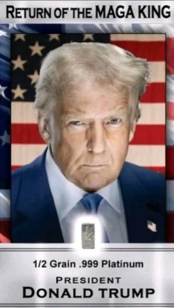 ECK Ozark Patriot - Wholesale Keepsake Coin/Token - 1/30 Gram .999 Platinum President Donald Trump bullion bar1