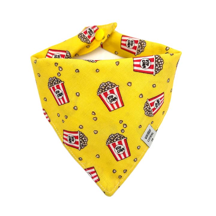 Popcorn Dog Bandana for wholesale by Winthrop Clothing Co.