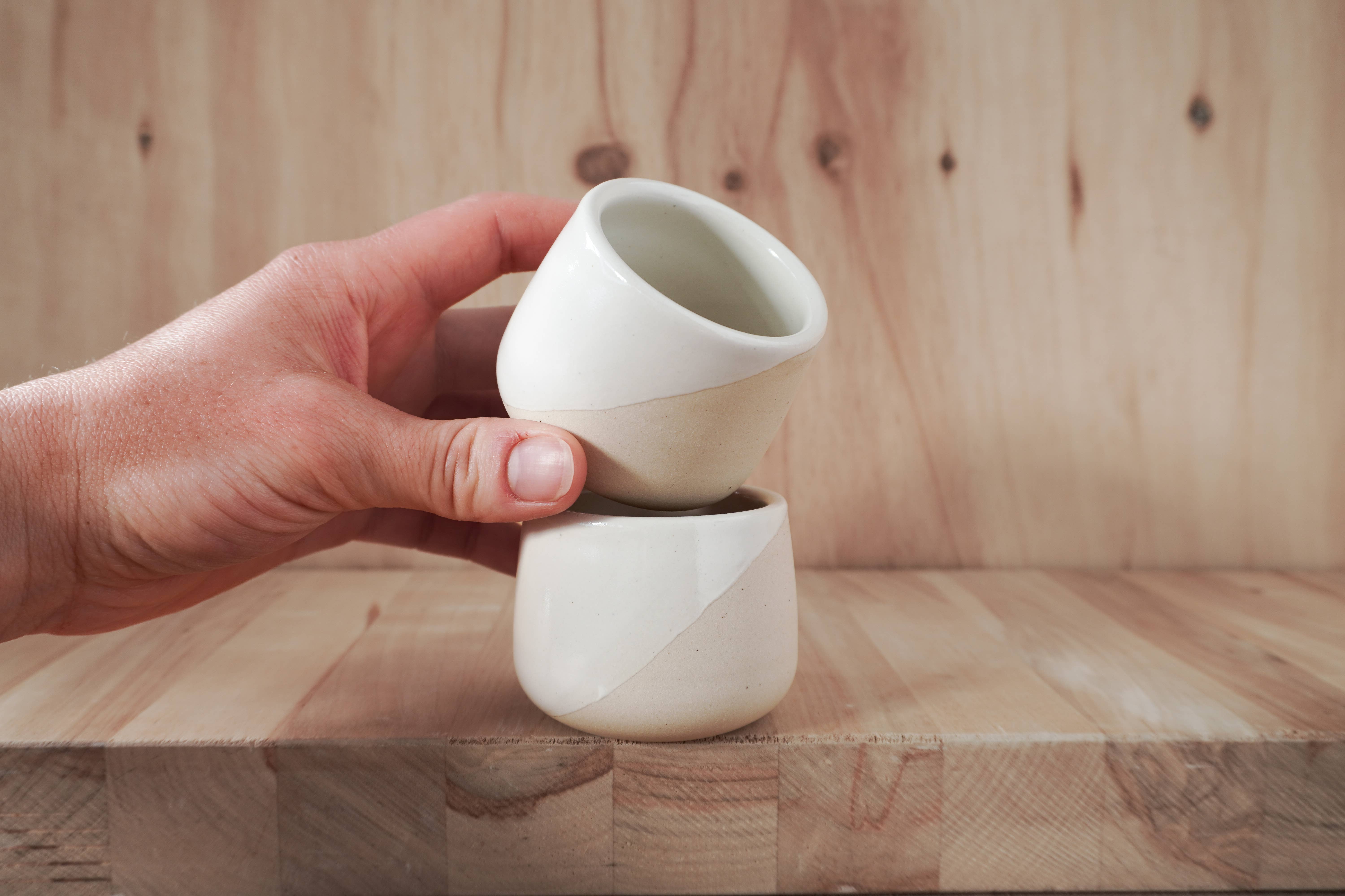 Shelby Page Ceramics - Wholesale Coffee/Tea Cup - Espresso Cup - Core Glazes1