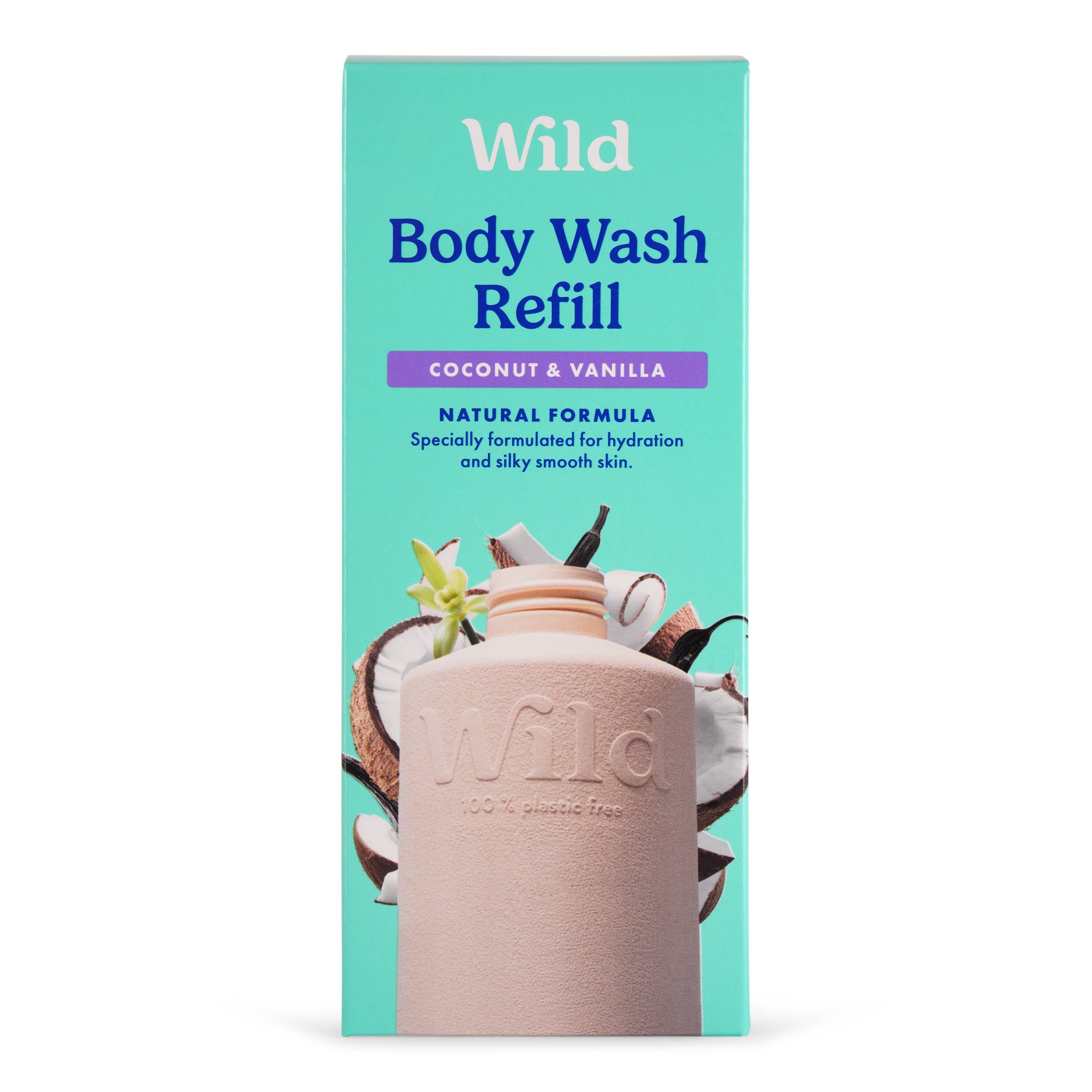 Wild – wholesale Body wash/shower gel – Body Wash Coconut & Vanilla Refill 300 ml German Packaging 0