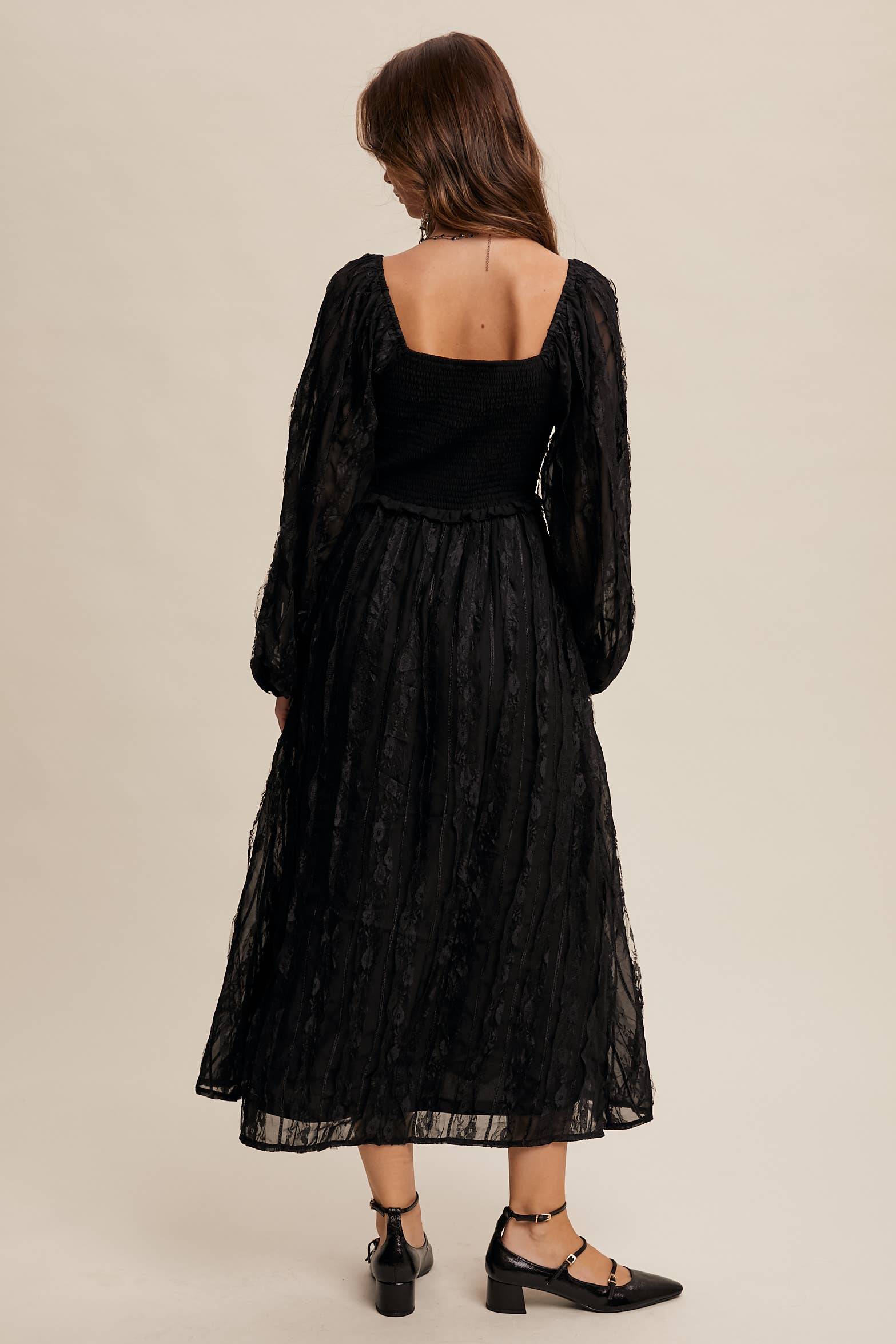 Listicle - Wholesale Dress - Women's - Romantic Lace Midi Dress9