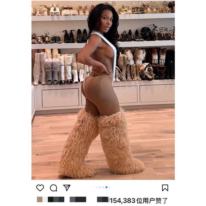 MB Fashion Wholesale - Wholesale Boots - Women's - EVERY FASHION Ultra-Shaggy Faux Fur Over-The-Knee Boots9