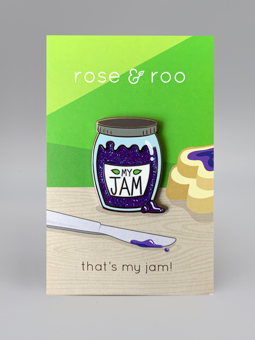 rose & roo - Wholesale Lapel Pin/Button - That’s My Jam Enamel Pin1