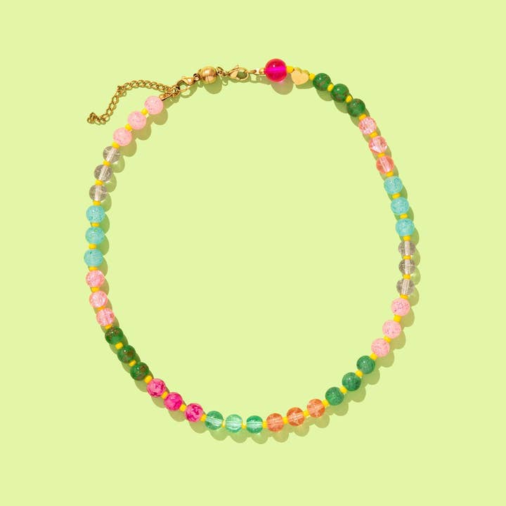 Grace Färgglad Stenhalsband - Min. 2 (N-06) för wholesale av Taylor Elliott Designs