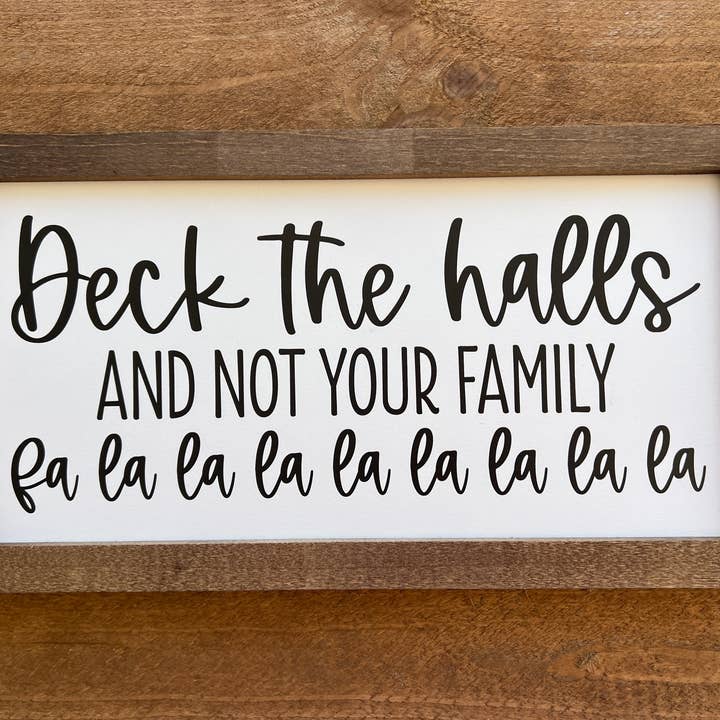 Deck The Halls for wholesale by B & C Signs
