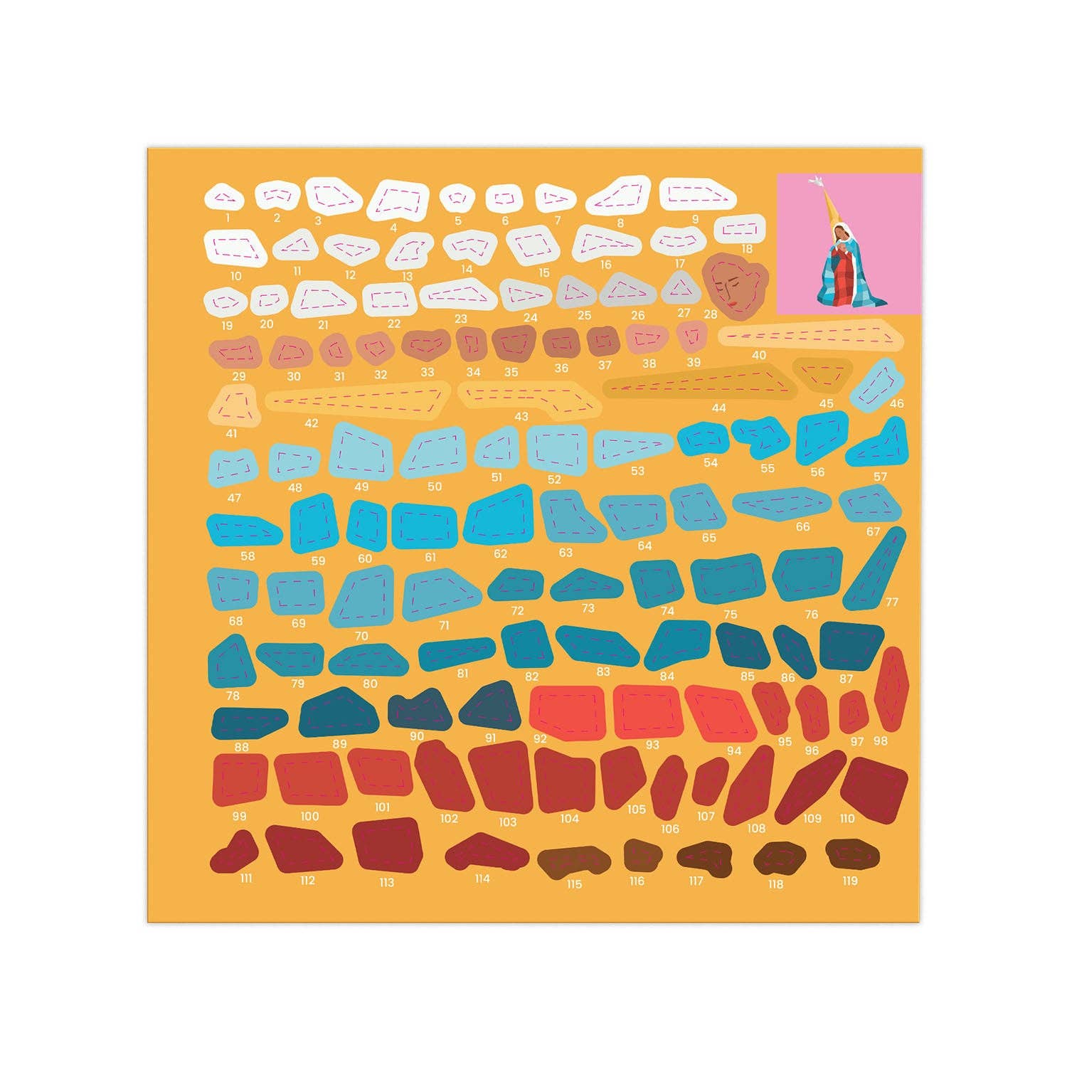 Catholic Family Crate® - Venta al por mayor Pegatinas - Niños y bebés - Pray By Sticker™: Libro de pegatinas de Navidad16