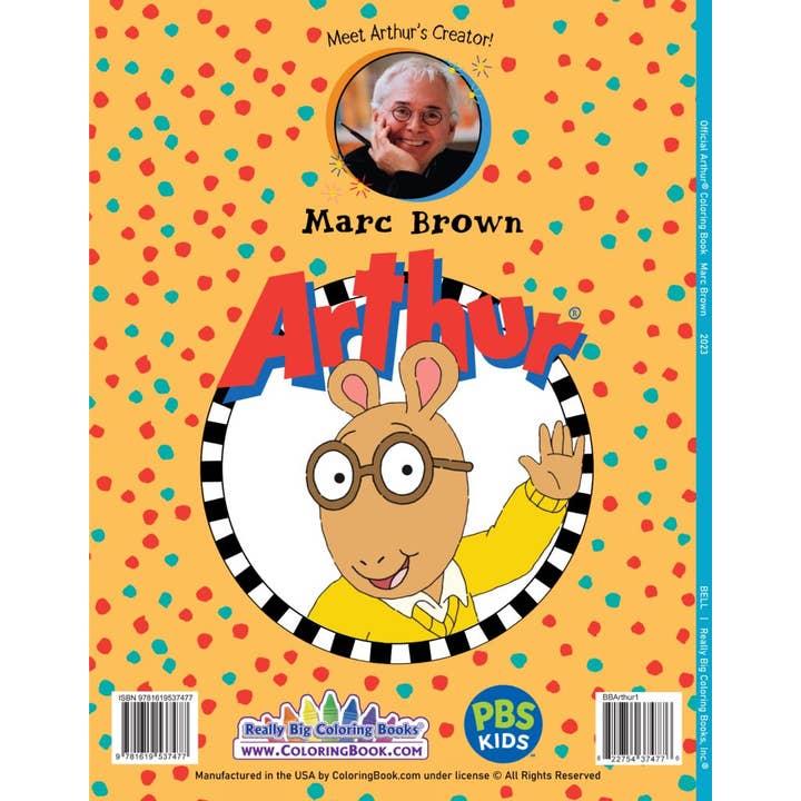 Really Big Coloring Books | ColoringBook.com - Wholesale Coloring Book - Kids & Baby - 12 Pack - Arthur® Coloring Book Official 8.5"x11" PBS KIDS®5