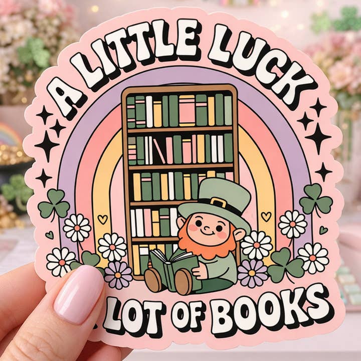 St. Patrick's Day Leseausschnitt-Aufkleber für den Großhandel von Auburn Row Design