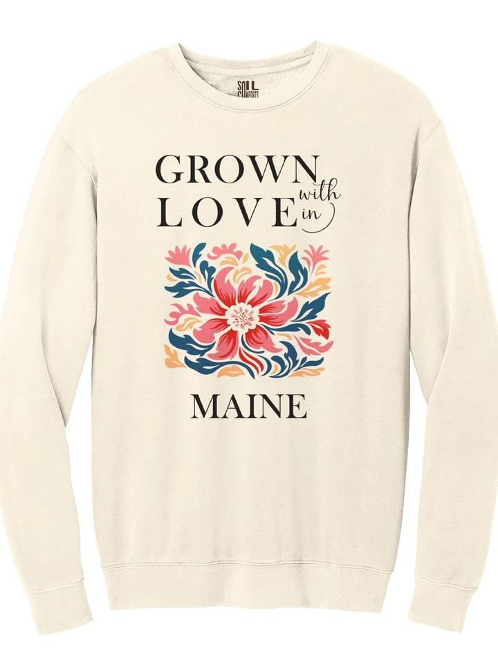 Maine Matisse Blumen-Sweatshirt für den Großhandel von Soil Comforts