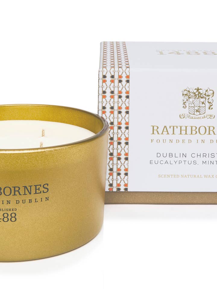 Vela de Lujo con Aroma Navideño de Dublín para venta al por mayor de Rathbornes 1488