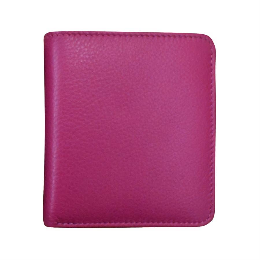 ili New York - Wholesale Wallet - Men's - 7831 Leather Bi-Fold Mini Wallet Two Tone2