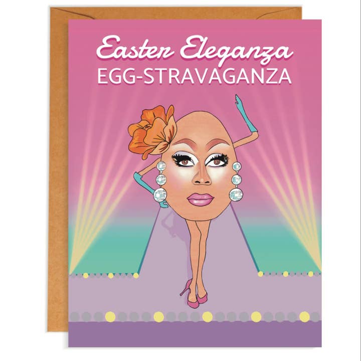 Rupaul Osterkarte für den Großhandel von Kitsch Culture
