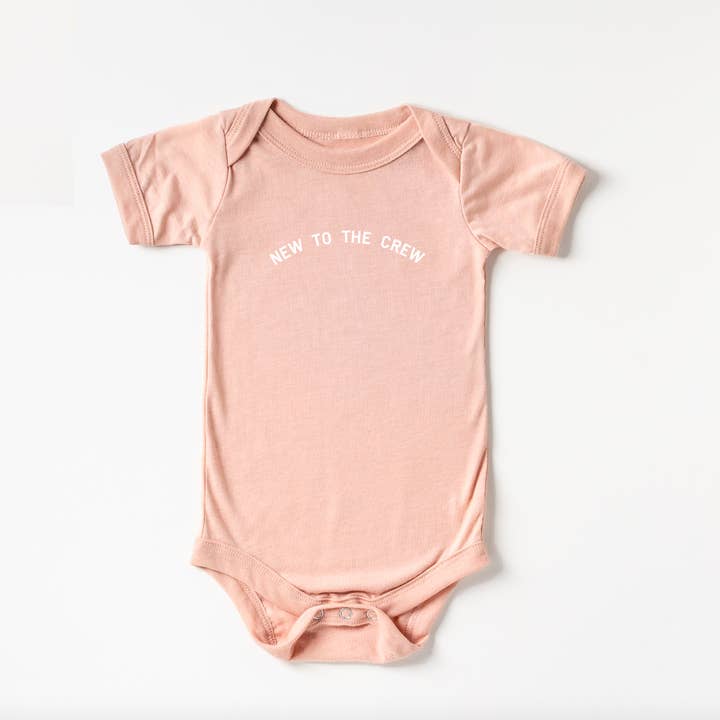 Saved by Grace Co. - Wholesale Bodysuit (Non-Footed) - Baby - New to the Crew Onesie