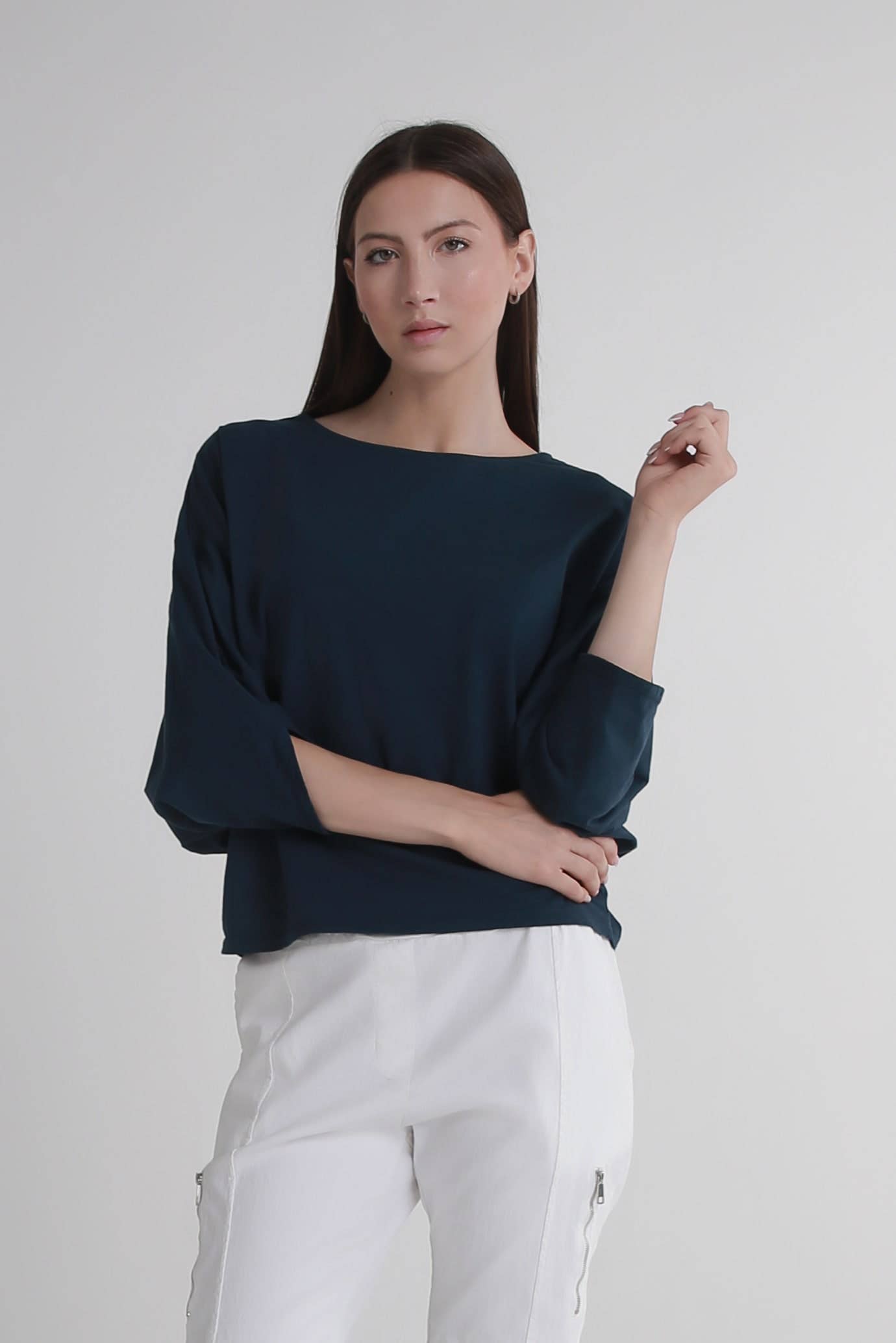 TINA Stephens Italy/Tees By Tina - Wholesale T-Shirt - Women's - Omaria Batwing Crop Top (BSS171)24