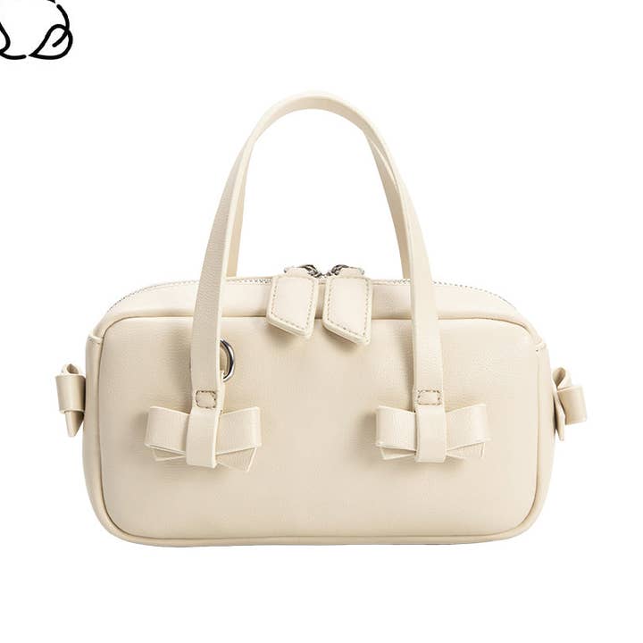 Melie Bianco - Wholesale Crossbody Bag - Women's - Dionne Bone Recycled Vegan Crossbody Bag0