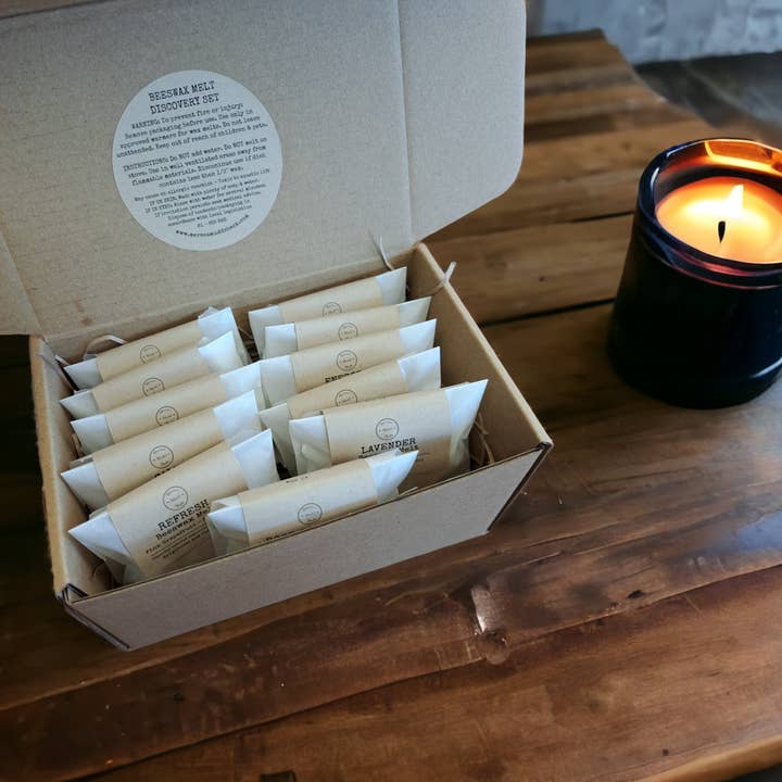 Beeswax Melt Discovery Set - Individual or Set of 11 20g for wholesale by Mersea Mudd Shack Ltd