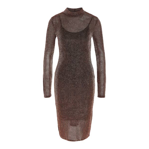 Nmanna L/S Bodycon-Kleid, wadenlang für den Großhandel von Noisy May