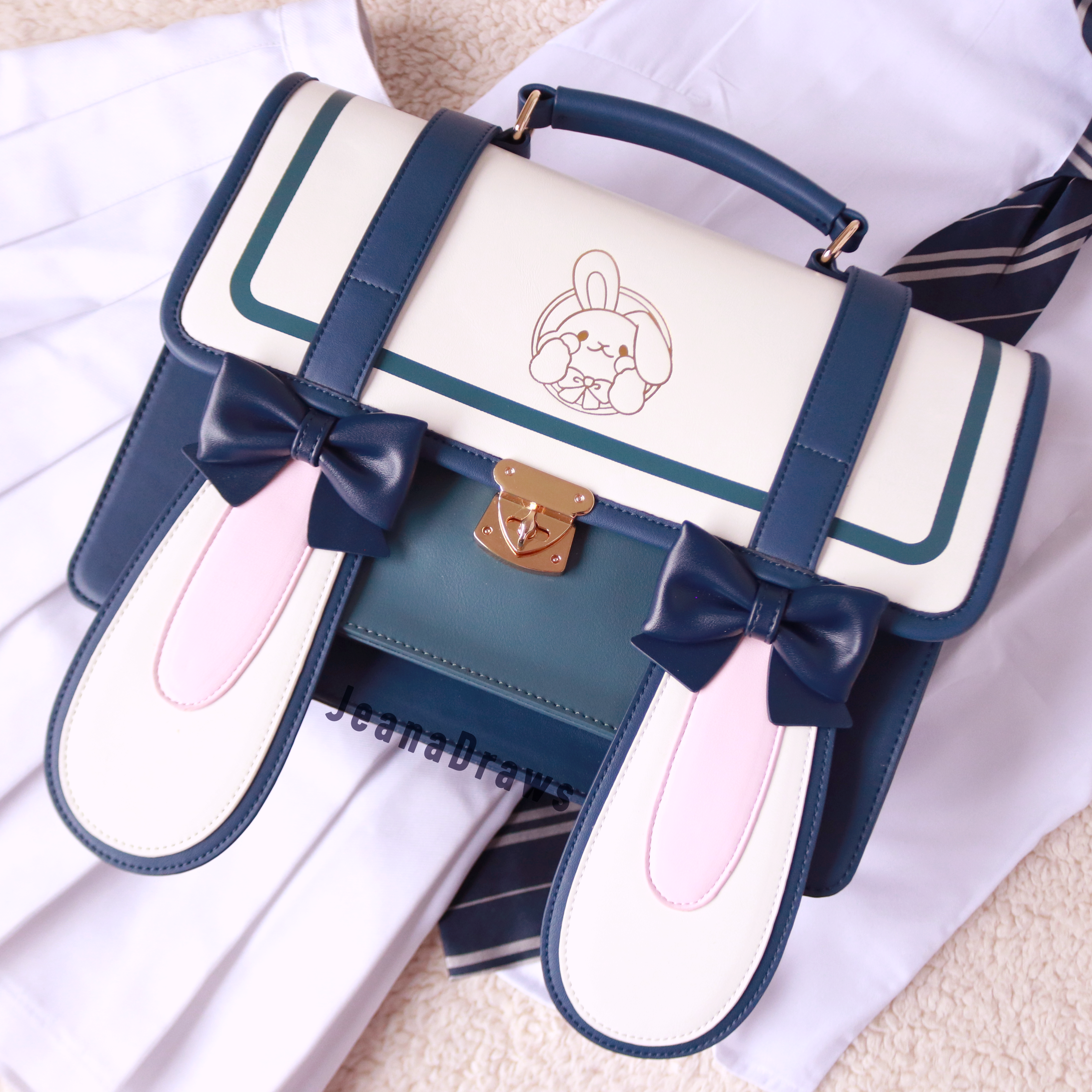 JeanaDraws - Wholesale Backpack - Women's - Bunny Ear Bag2