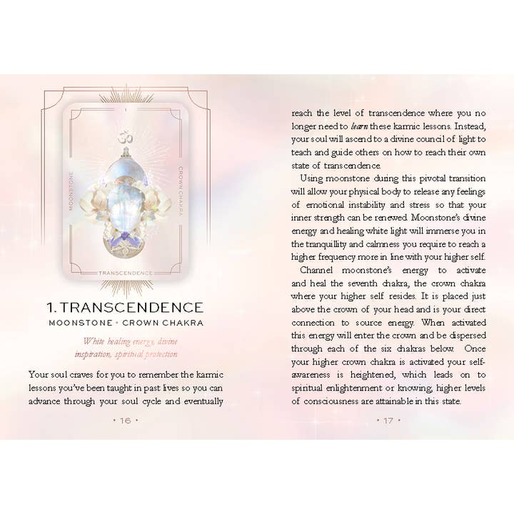 Red Wheel/Weiser LLC - Wholesale Tarot Cards - Astral Realms Crystal Oracle: A 33 Card Deck and Guidebook
