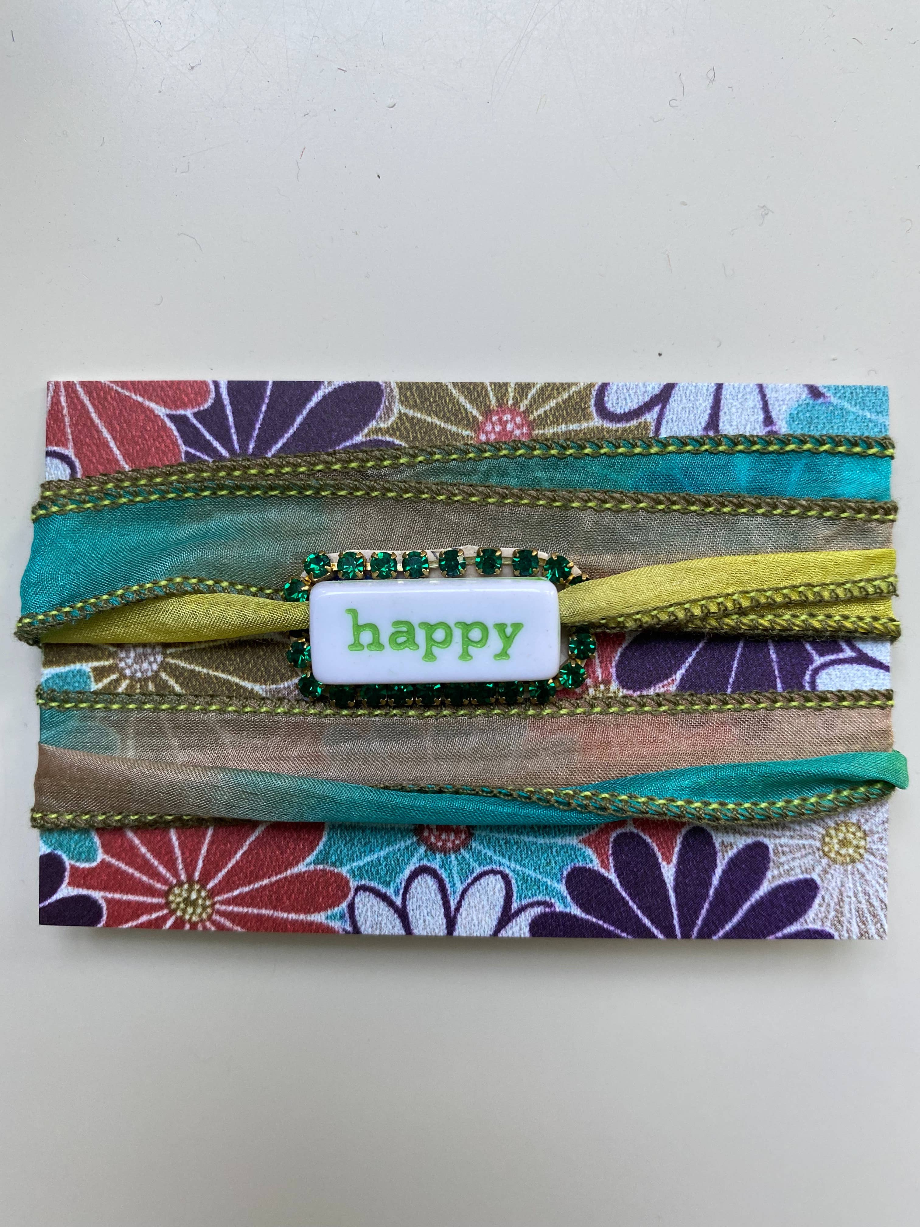 Tezeè - Wholesale Woven/Braided Bracelet - “WORDS” silk bracelet9