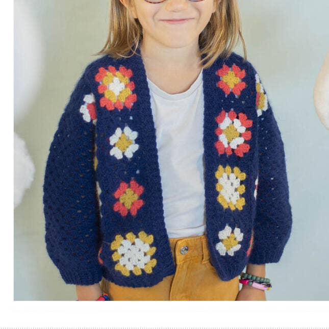 LA DROGUERIE - Wholesale Knitting/Crochet Supplies - Child's Cirrus Jacket Crochet Pattern0