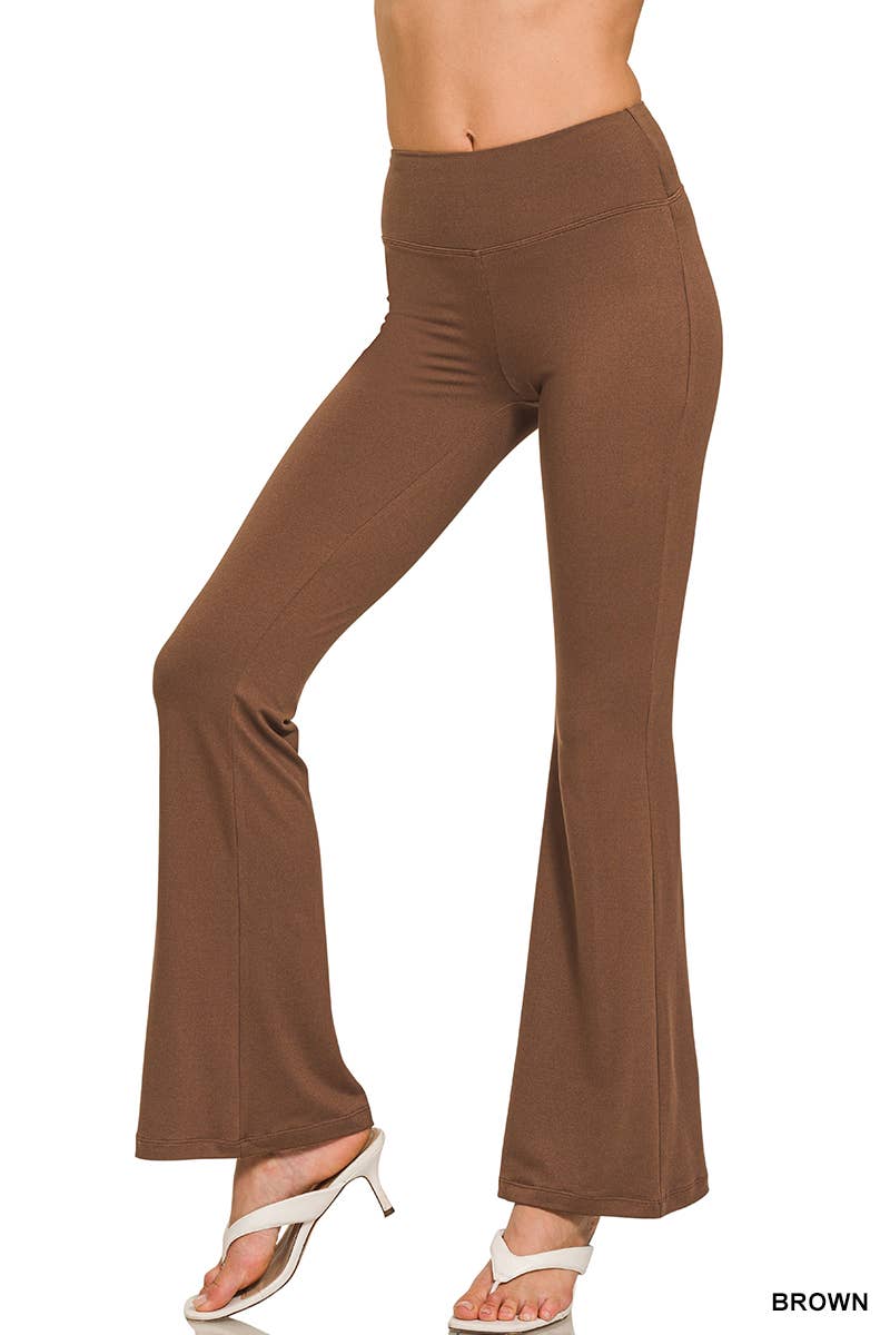 Vanilla Monkey - Wholesale Athletic Pants - Women's - Buttery Soft Flare Leg High Waist Yoga Pants2