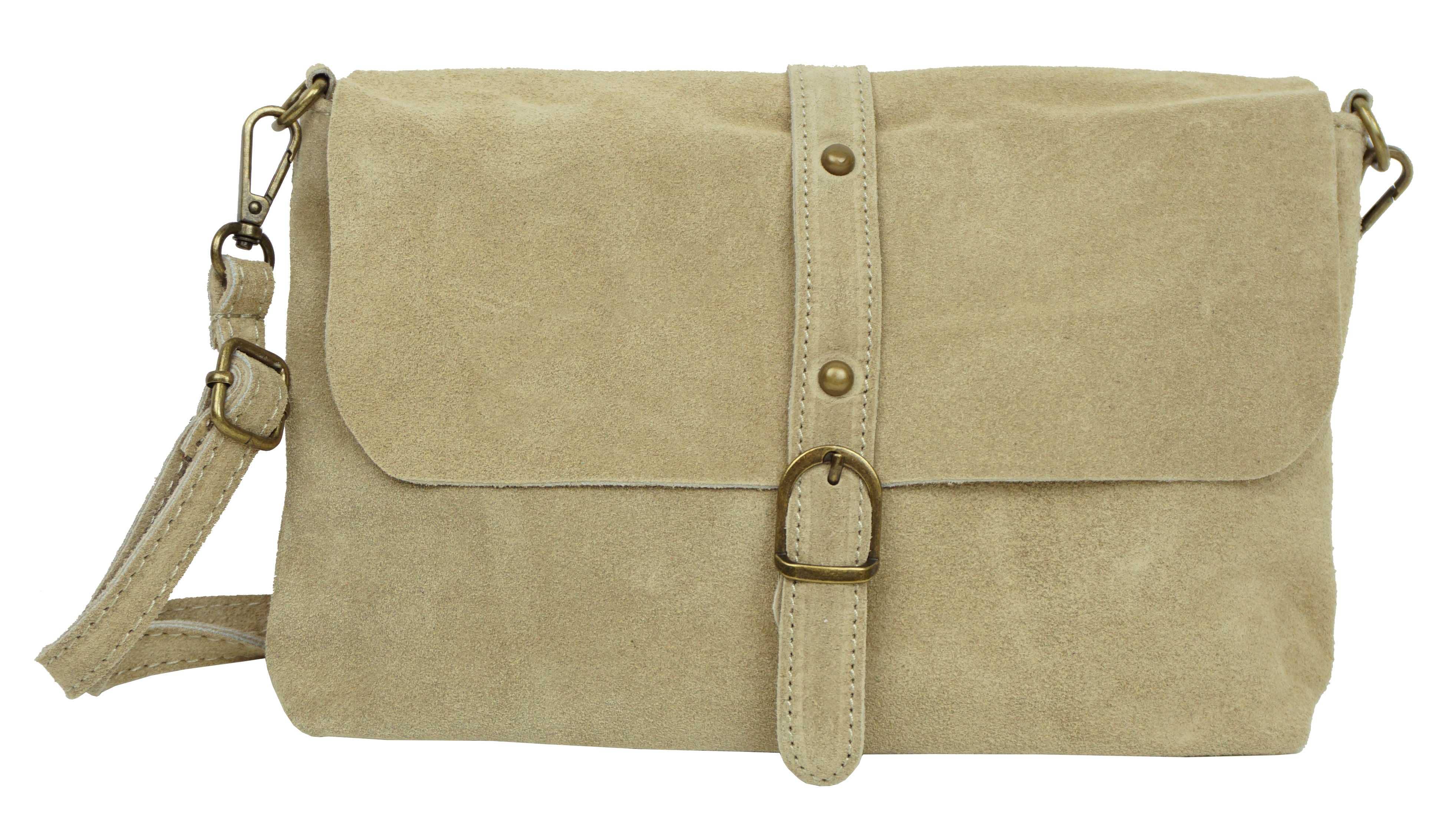 Anais - Wholesale Schoudertas - Dames - Florine 40003 schoudertas met klep van gespleten leer9