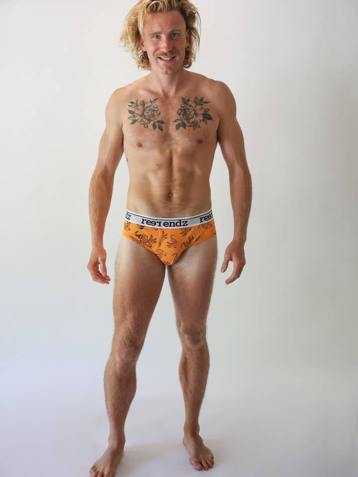 Braguita de hombre de algodón orgánico en Watch For Crocs para venta al por mayor de Reer Endz Underwear