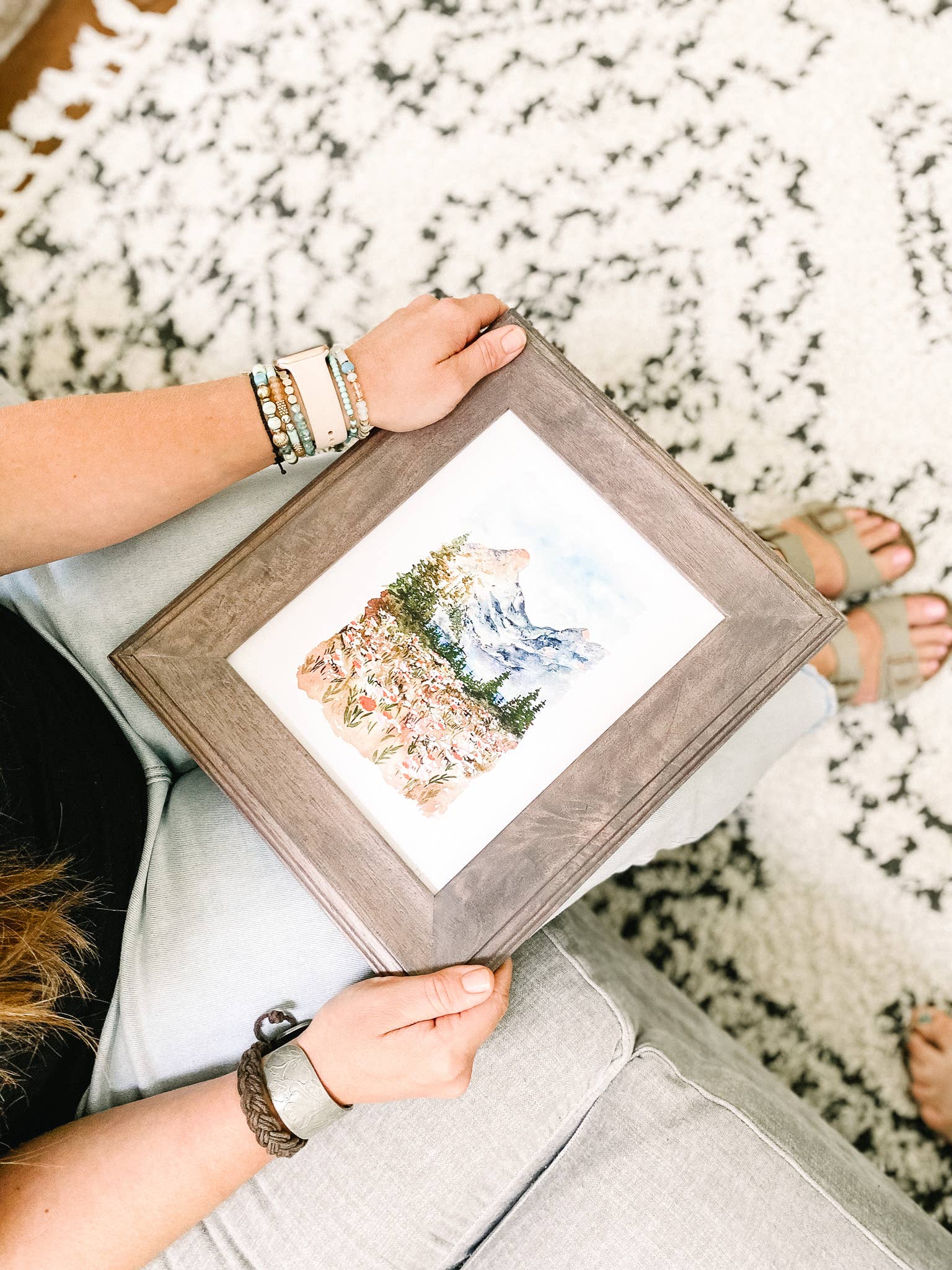 Art and Home co. - Wholesale Art Print - Mountain Landscape Watercolor Fine Art Print3