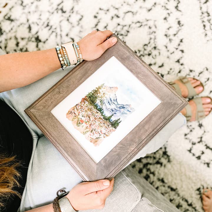 Art and Home co. - Wholesale Art Print - Mountain Landscape Watercolor Fine Art Print3