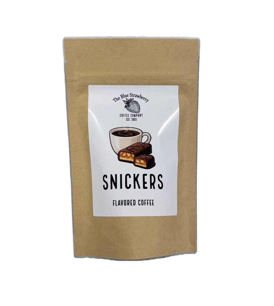 The Blue Strawberry Coffee Co – Großhandel Kaffeebohnen – Snickers (Aromatisierter Kaffee)0
