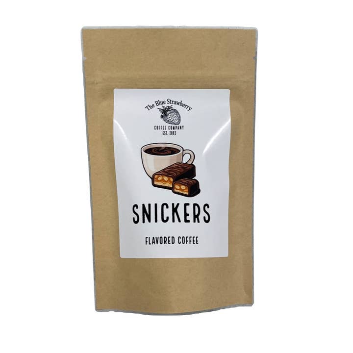 The Blue Strawberry Coffee Co – Großhandel Kaffeebohnen – Snickers (Aromatisierter Kaffee)