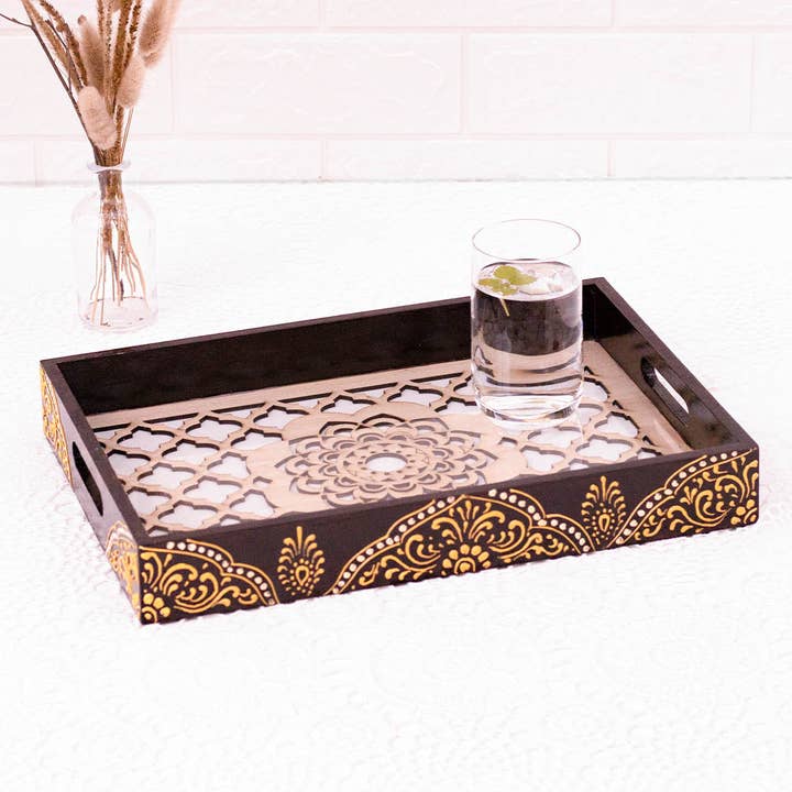 Herrliche Blüten träbricka für den Großhandel von Svadia