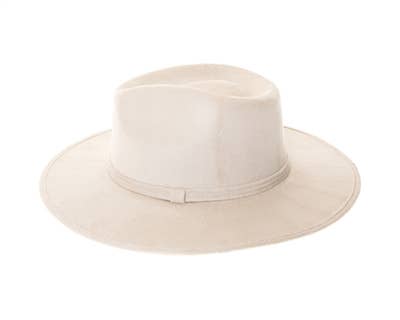 DNMC - Wholesale Fedora - Women's - Stiff Brim Rancher Hat - Premium Vegan Suede - 12+ Colors!4