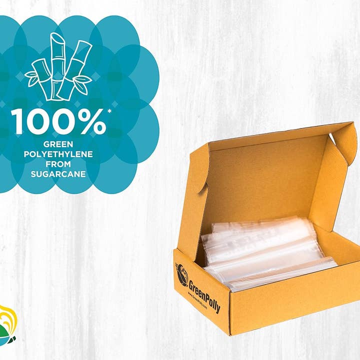 BioBag America Inc - Wholesale Food Storage Wrap/Bag - 100% Renewed Resealable Sandwich Bags, 175 Count (20 Cases)2