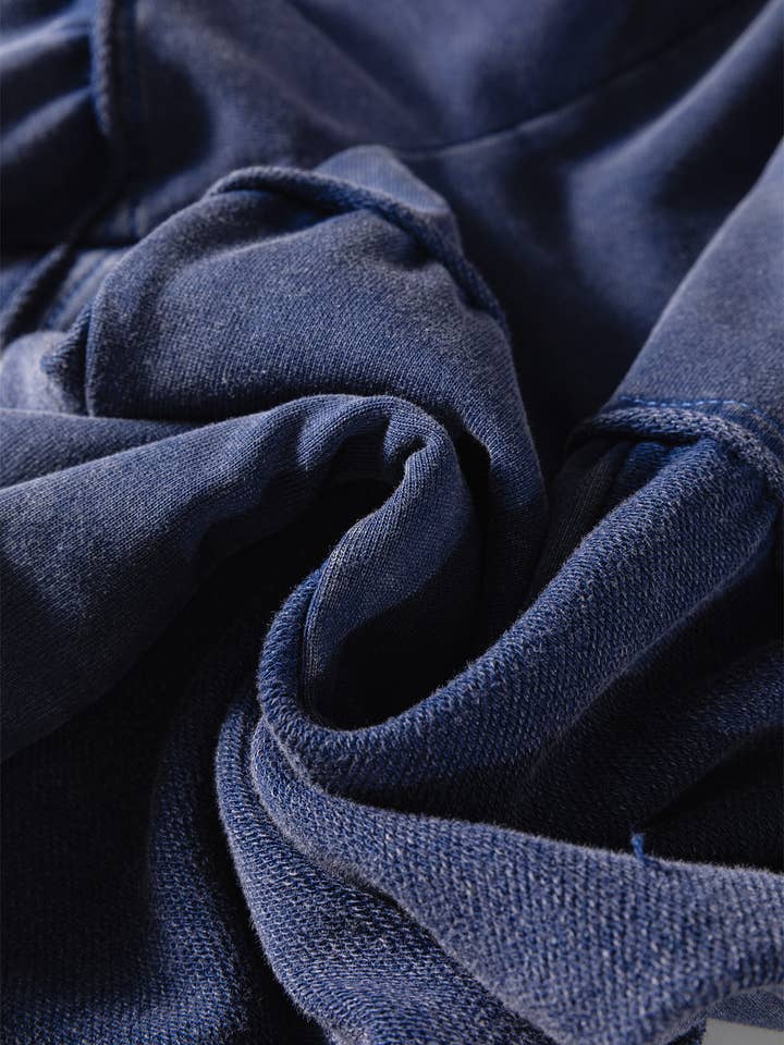 Suhkasana - Wholesale Pants - Women's - Women's Black Mineral Wash Wide Leg Patchwork Pants24