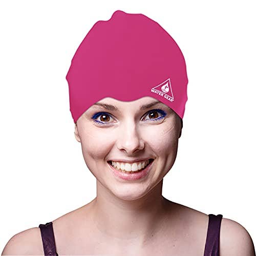 Water Gear - Wholesale Swim Cap - Unisex - Water Gear Silicone Adult Swim Cap16
