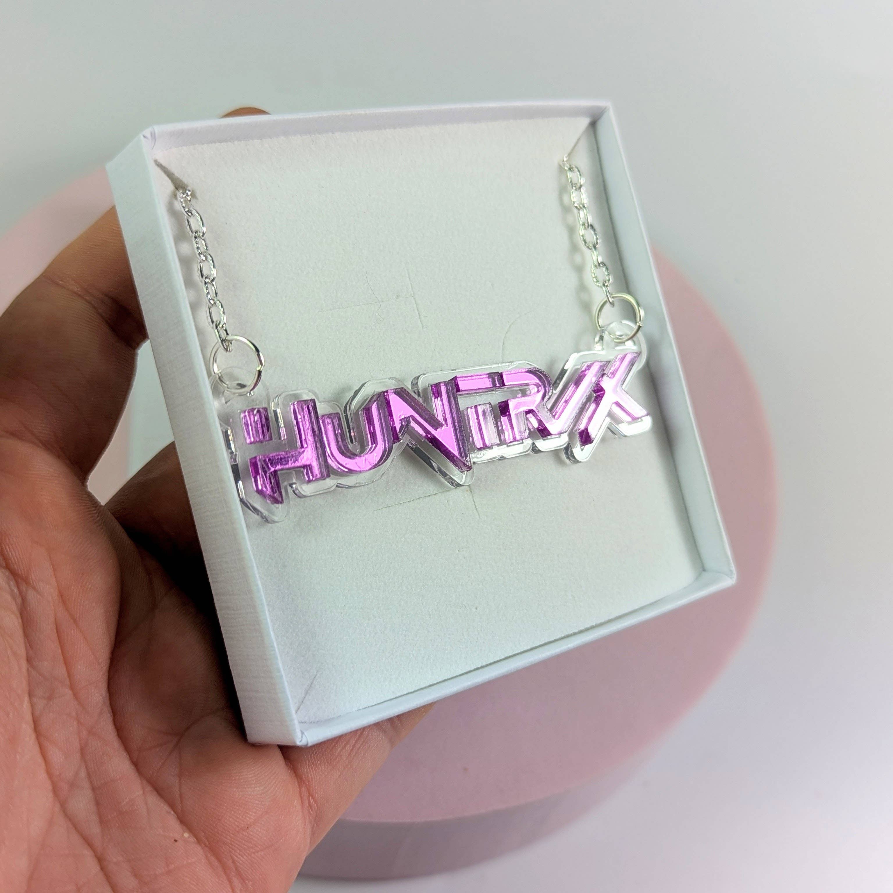 Chikai Shop – Großhandel Kette mit Anhänger/Charm – Huntr/x Kpop Dämonenjäger Halskette Acryl, Kpop Schmuck9