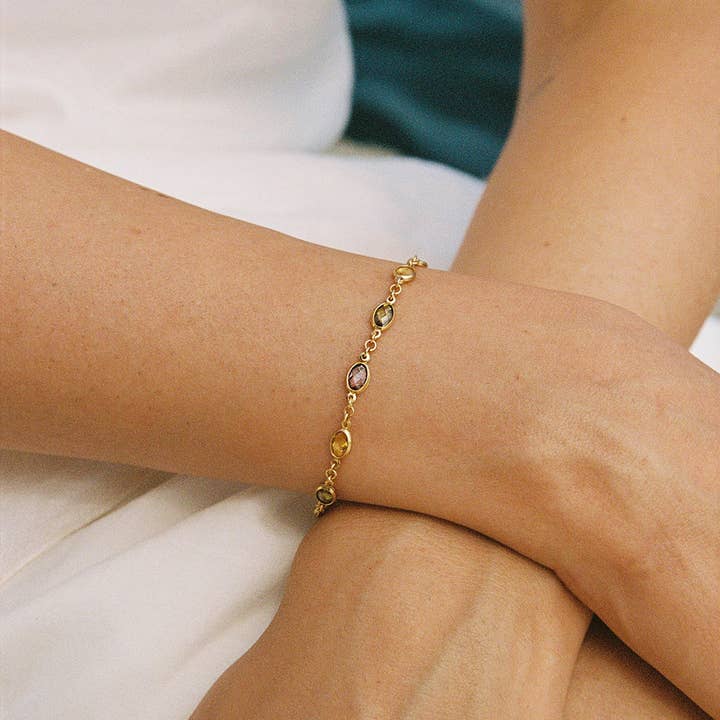 Agapée Jewelry - Wholesale Link & Chain Bracelet - Fruitera Autumna Bracelet | Jewelry Gold Gift Waterproof3