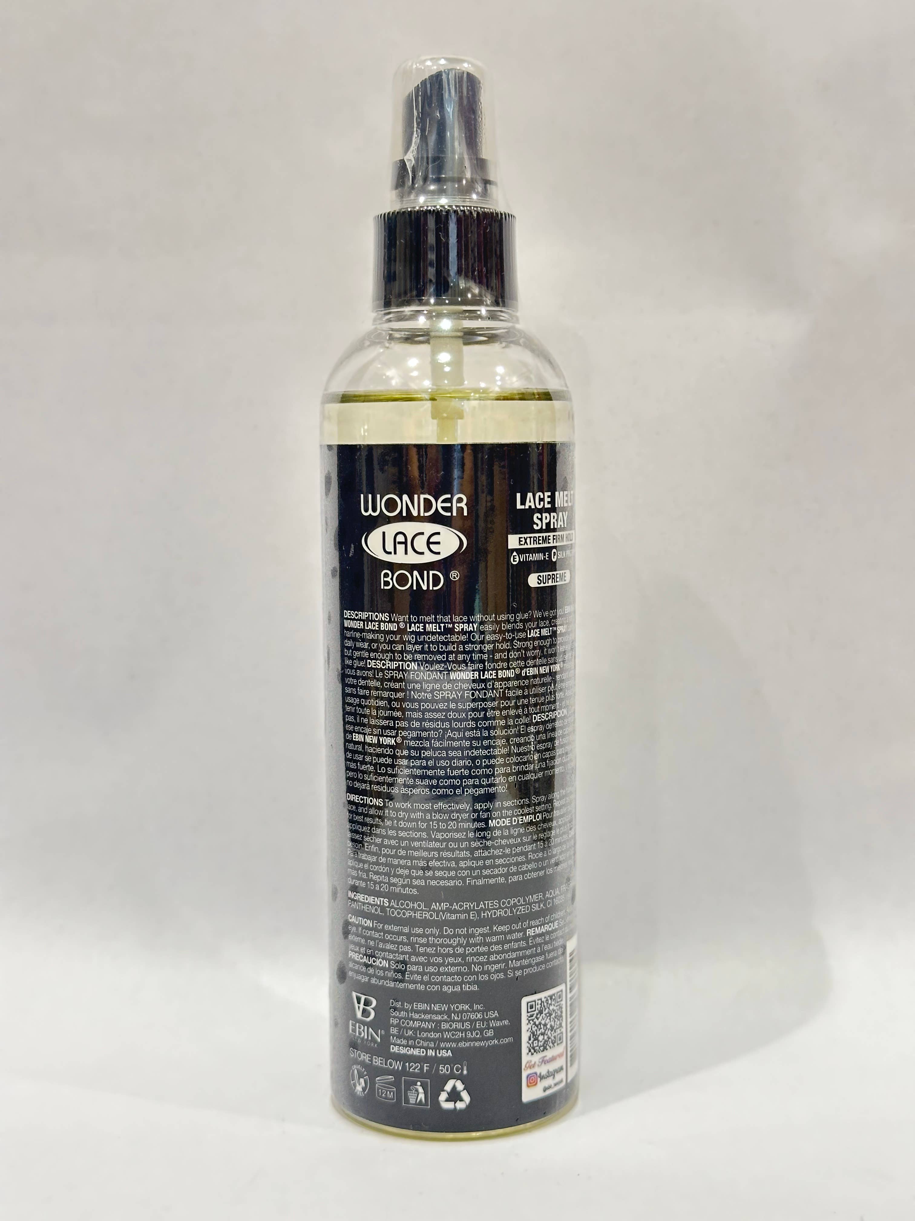Afinity Care - Wholesale Hair Spray - EBIN New York – Wonder Lace Bond Lace Melt Spray 250ml1
