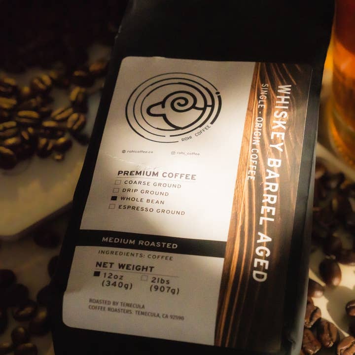 Rohi Coffee - Wholesale Coffee Beans - Whiskey Barrel Aged Single Origin Coffee