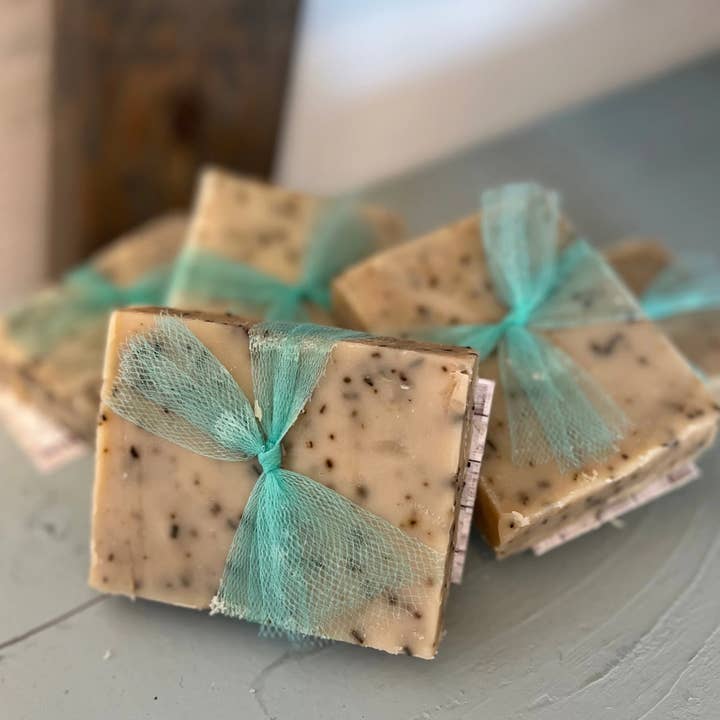 Rosemary Mint Goat Milk Soap for wholesale by Evans’ Acres Mini Farm - Goat Milk Skin and Hair Products
