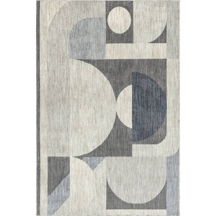 Rhona Modern Geometric Recycled Area Rug for wholesale by nuLOOM